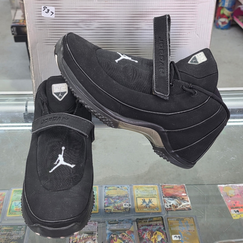 Vintage 2003 Nike Air Jordan Jumpman DJ Black White Chrome 306163-011 Size 12